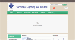 Desktop Screenshot of harmony-led.com